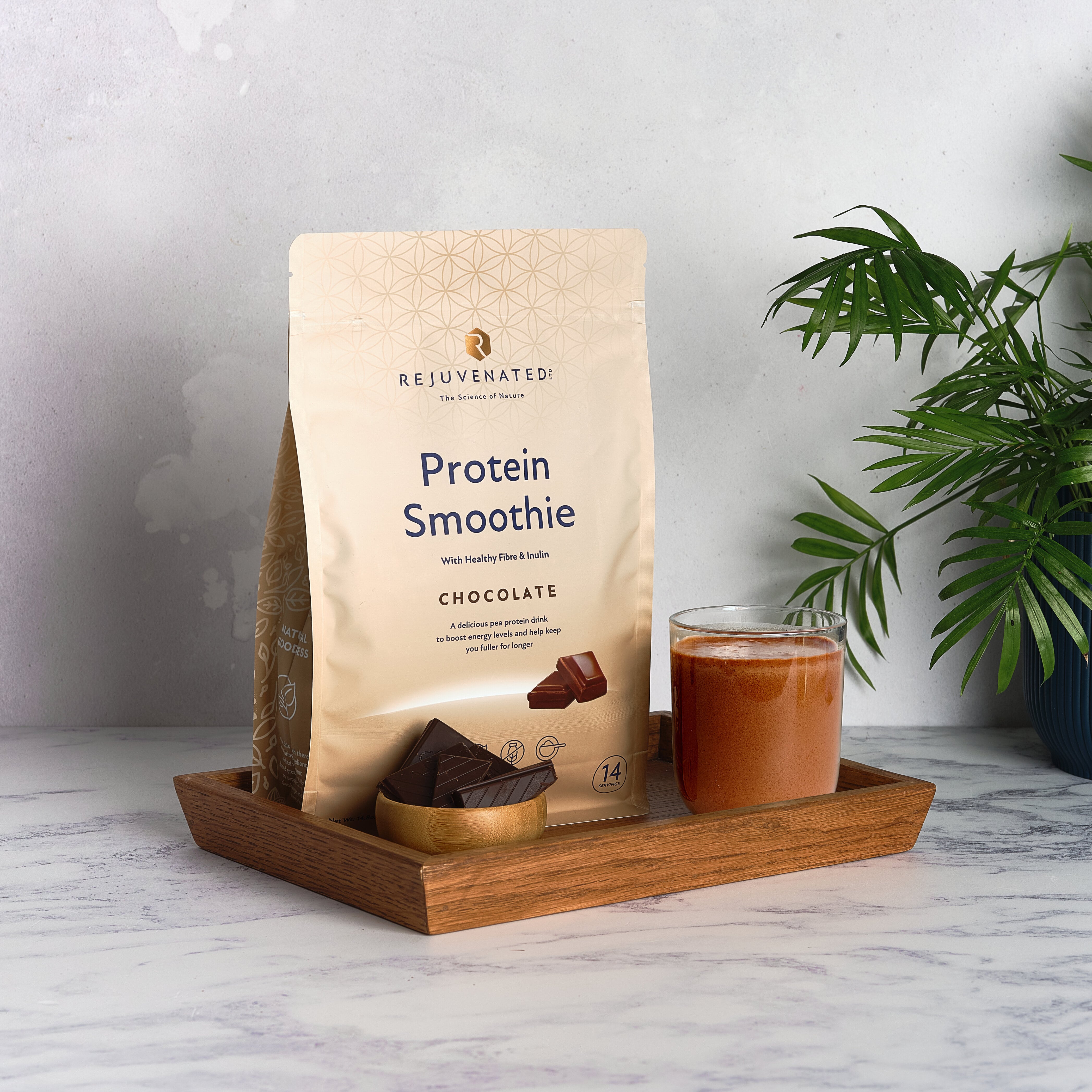 Протеїновий смузі зі смаком шоколаду Rejuvenated Protein Smoothie Chocolate